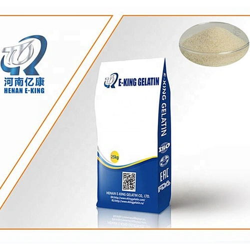 MUI halal E-KING GELATIN Food Grade Ingredients Halal Kosher Beef Gelatin 120-160 180 bloom 8-60 mesh